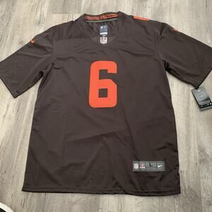 NIKE On Field Mens Cleveland Browns Baker Mayfield #6 Jersey Size Large NEW